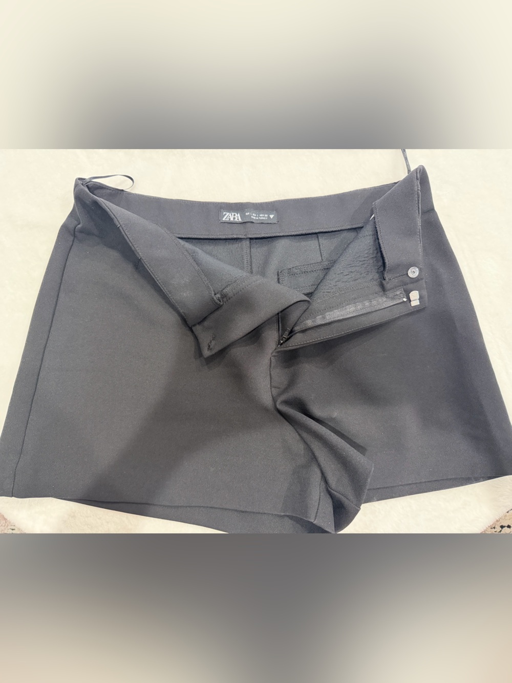 Zara Black Mini Short